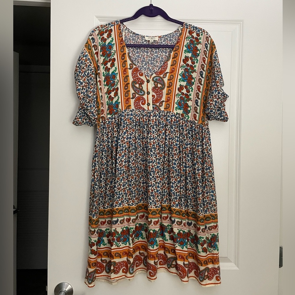 Umgee baby doll Summer dress. Size Medium.